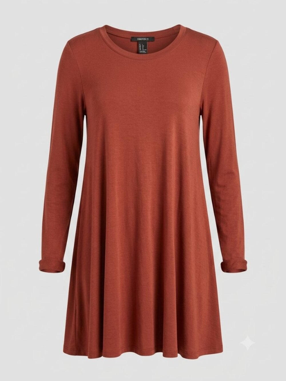 Forever 21 Tunic Top / Dress Terracotta L